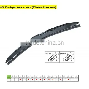 K-950 Flat Soft Hybird Heated Car Point Wiper Blades for Japan Car thumbnail-2
