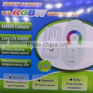 Rgbw Led Controller 12-24v 6a rf Touch Screen Led Controller Lighting Remote Controller High Quality 3 Years Warranty thumbnail-2