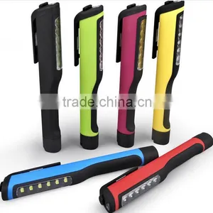 6 LED Mini Inspection Light Lamp Pocket Pen Work Torch Flashlight thumbnail-1