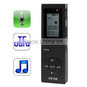 Support TF Card Telephone Recording Digital Voice Recorder MP3 Player With 4GB Memory thumbnail-2