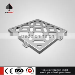 Machinable 300*1200mm Cnc Carved Perforated Aluminum Used for Bathroom thumbnail-2