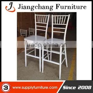 Plastic Tiffany High Stool Chair With Steel Leg thumbnail-1