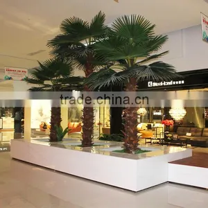 High Simulation Artificial Big Palm Tree For Airport Project Decoration thumbnail-3