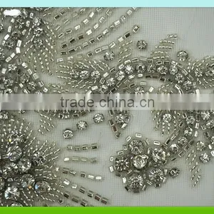 2015 Newest and Fashion Handmake Tulle Patch With Beads RC-314 thumbnail-4