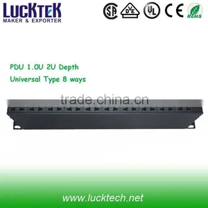 Universal Power Distribution Unit 10 Ways 2U Depth thumbnail-1