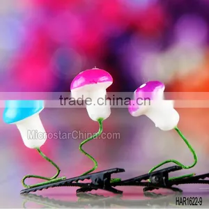 Fashion Jewelry Novelty Flower Fruit Cherry Hair Clips for Antenna Grass Hair Clip Design thumbnail-6