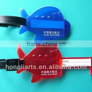 Plastic Luggage Tag in Airplane Shape thumbnail-1