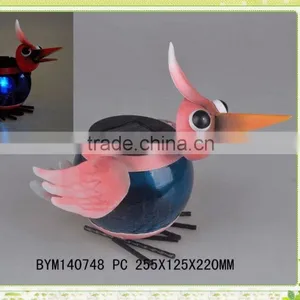 Solar Garden Decoration Metal Bird Light thumbnail-1