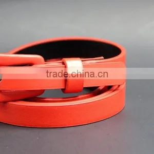 2015 New Fashion Multi-functional Women Narrow Leather Waist Belt thumbnail-4