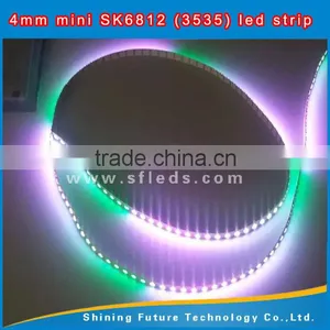 Addressable Rgb Led Strip 4mm Smd 3535 Rgb Mini Sk6812 Led Strip thumbnail-2