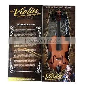 Newest Touch Sensitive Wooden Electronic Violin Toy Mini Violin Toy Kid Toy Violin Musical Toy thumbnail-1