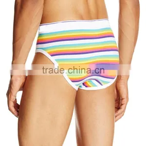 OEM Hot Sale Cotton Elastane Men Sexy Briefs in G-string for Men New Design thumbnail-2