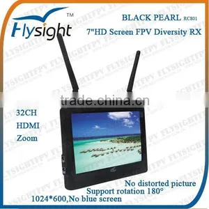 B673 32/7ch Black Pearl Diversity RX Monitor With New Foldable Nice Sun Shadow/Shield RC Quadcopter Auto-Return thumbnail-4