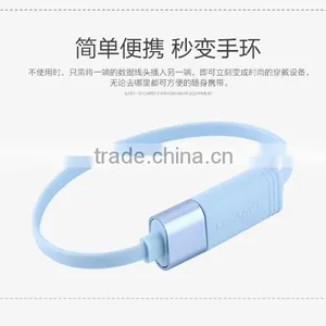 USAMS Popular Wrist Data Cables for Iphone 6 6S 6S Plus 5S Mobile Charger Data Cable thumbnail-4