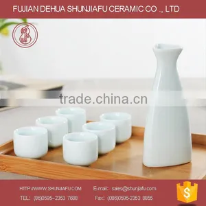 Solid Color Ceramic Wine Set thumbnail-3