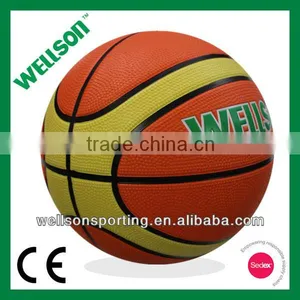 Indoor and Outdoor Promotional Rubber Basketball thumbnail-3