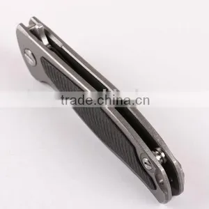 OEM Carbon Handle Folding Knife With D2 Blades thumbnail-5