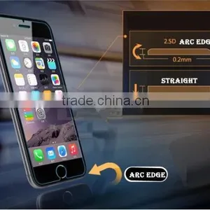 Bare Film With Packing Import Anti Scratch High Definitione Tempered Glass Screen Protector for Iphone 6 Plus thumbnail-2