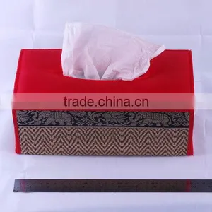 Handmade Fabric Crochet Tissue Box Wholesale thumbnail-1