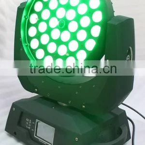 36pcs RGBWA+UV 6in1 Led Moving Head Light uv Wall Washer With Zoom Stage Light thumbnail-3