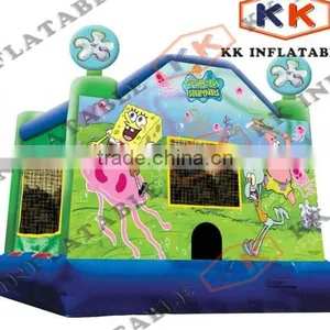 Used Commercial Cartoon Inflatable Bouncers House for Sale thumbnail-1