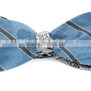 2016 OEM Custom Made Double Sided Pre-tie Fashion Pattern Bow Ties for Boys thumbnail-6