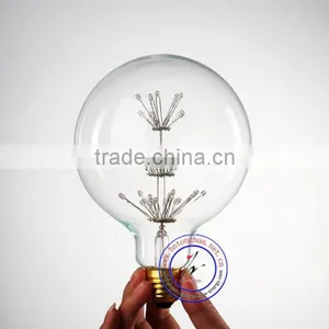 LED Edison Filament Light Bulb G80 E27 Firework Lamp Energy Saving Home Decor Lamp thumbnail-2
