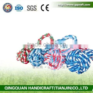 QingQ Factory Pet Puppy Dog Cotton Rope Chew Teeth Cleanning Toys thumbnail-4