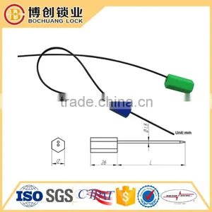 Metal Lock Head Gavanized Wire Cable Seal With 1.8mm Diameter thumbnail-2