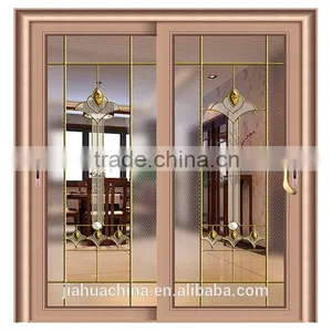 Aluminum Frame Glass Door Tempered Glass Sliding Door thumbnail-4
