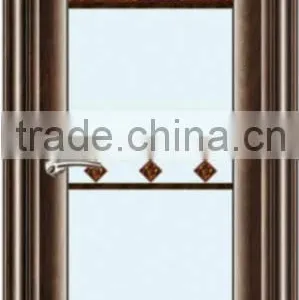 Modern Aluminum Door for Bathroom Frosted Glass Interior Doors thumbnail-4