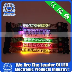 2016 Hot Selling Christmas Led Pet Collar With Leopard thumbnail-2