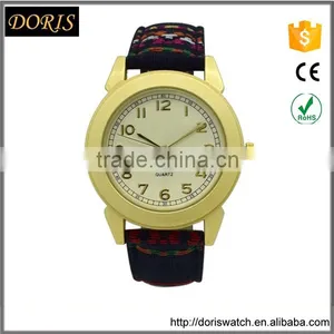 New Alloy Case Design Painting Leather Strap Wristwatch Less Cost thumbnail-5