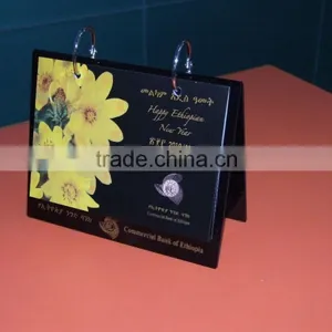 Plastic Photo Frame 4x6 5x7 6x8 8x10 Standing Desk Calendar thumbnail-2
