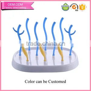 Free Sample Kids Bottle Drying Rack Water Bottle Drying Shelf With Holder thumbnail-1