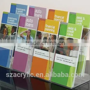 Magnetic Clear Acrylic Sign Magazine Holders With Pocket thumbnail-1