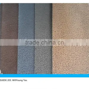 Bronzed,Printed Suede Fabric Laminated for Sofa Cover thumbnail-2