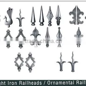 Iron Gate Spear Point Wrought Iron Ornaments thumbnail-2