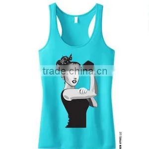 Gym Women Stringer, Singlet, y Back Custom Print Stringer, Racerback Singlet thumbnail-1