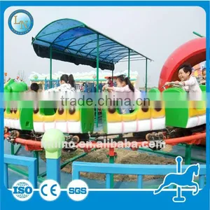 2016 Amusement Park Electric Train Toy Children Train Ride Track Mini Apple Train Rides for Sale thumbnail-3