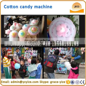 Electric Sugar Commercial Cotton Candy Machine Price, Cotton Candy Machine Maker thumbnail-4