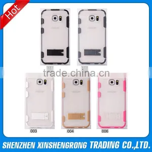 TPU Bumper Case Plastic Back Shell Protective Cases Cover for Samsung Galaxy S6 Edege / G925 thumbnail-6