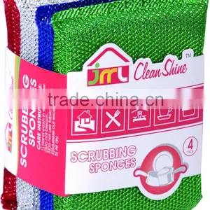 4 Pack Non Scratch Scourers,kitchen Cleaning Scourer thumbnail-2