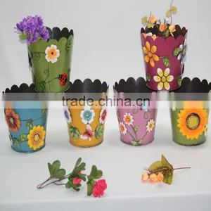 2014 New Metal Flower Pot for Gardening thumbnail-1