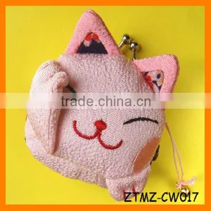 Hot Sales Popular Crap Lucky Cat Woman Coin Wallet Wholesale ZTMZ-CW017 thumbnail-1