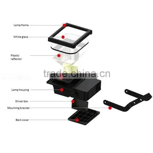 High Bright 10W LED Cranked Bracket Floodlight thumbnail-6