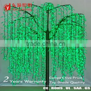 Garden Street Road Decoration Artificial Tree LED Light High Simulation LED Willow Tree Plant Lights thumbnail-3