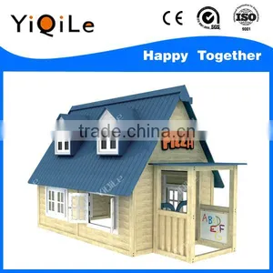 Funny Wooden Toy House Luxury Wooden Play House High Quality Wood Child Play House thumbnail-1