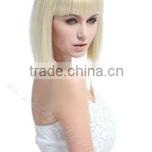 Honey Blonde Color Hair Wigs. Bobo Hair Wigs for Mannequin thumbnail-2