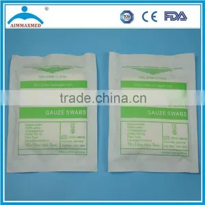 CE,FDA,ISO13485 Approved Medical X-ray Detectable Cotton Gauze Swab/Sponge thumbnail-1